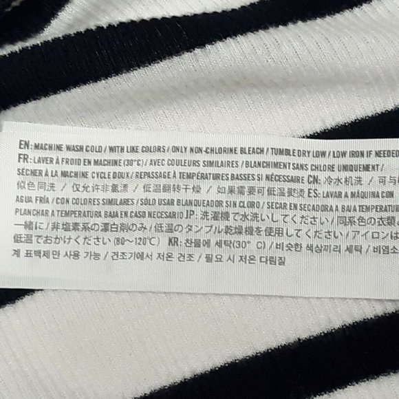 Hollister Tank Top Womens Small White Striped Flowy Sleeveless 24 in Long - Picture 9 of 9